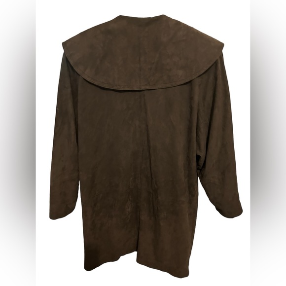 Weathervane vintage suede brown coat size 14 - Picture 7 of 7